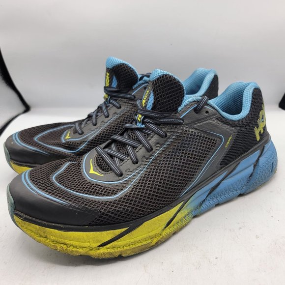 Hoka One One Mens Size 12 Napali Black Blue Yellow Running Sneakers Shoes main image 10
